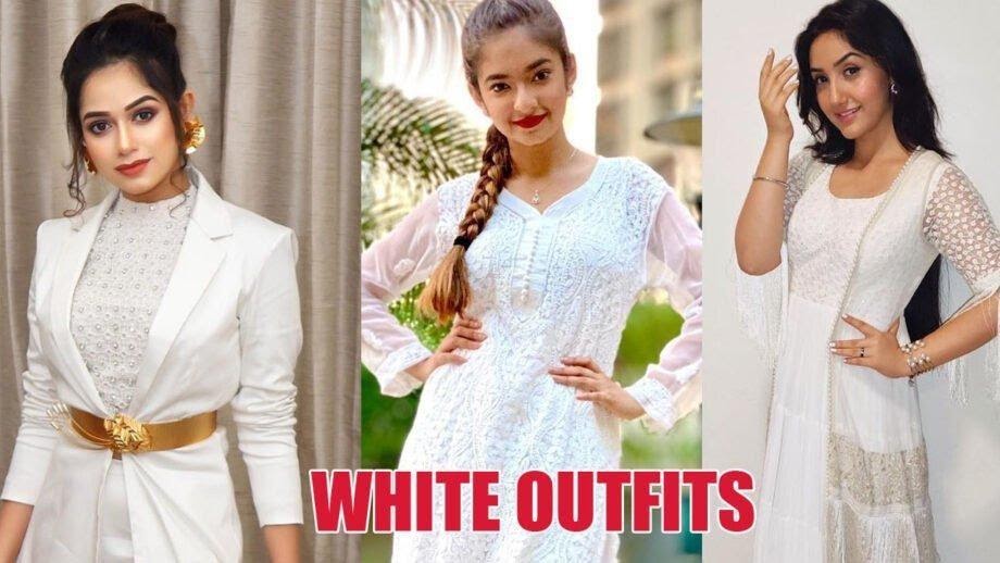 Jannat Zubair, Anushka Sen, and Ashnoor Kaur looks Elegant in white attires