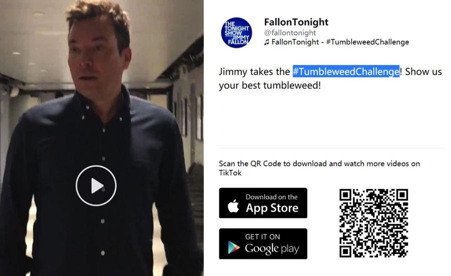 Jimmy Fallon show started challenges using this app