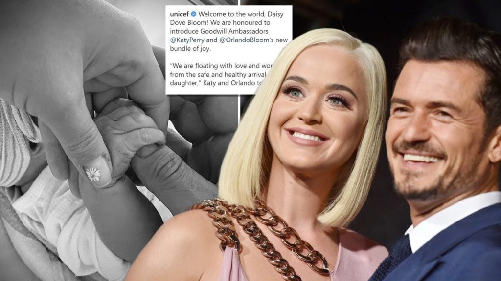 Katy Perry and Orlando Bloom welcome baby daughter