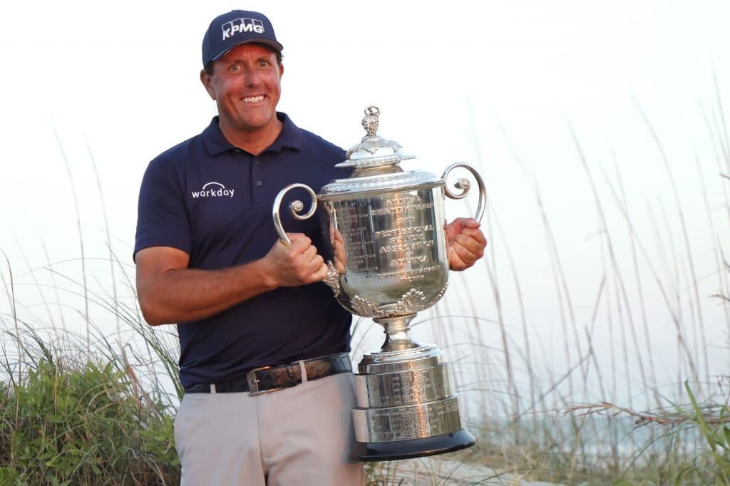 Phil Mickelson stunned golf by becoming the oldest major champion