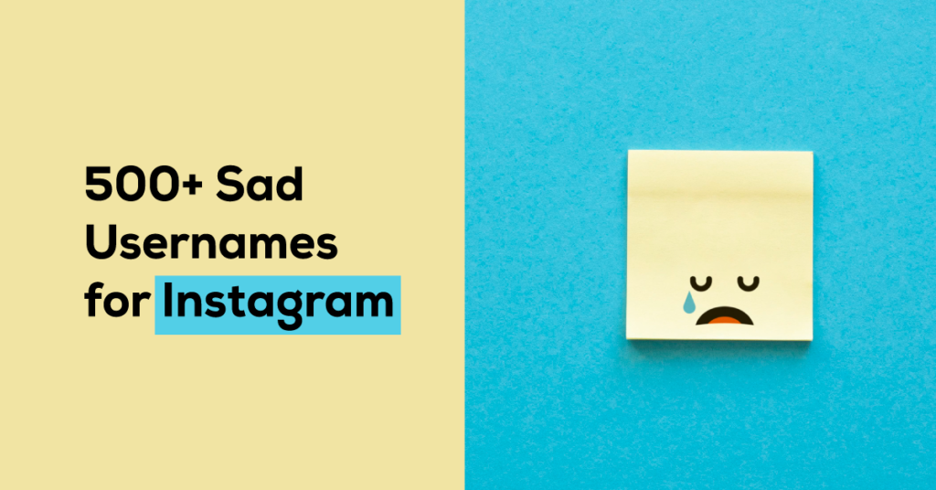 Sad Usernames for Instagram