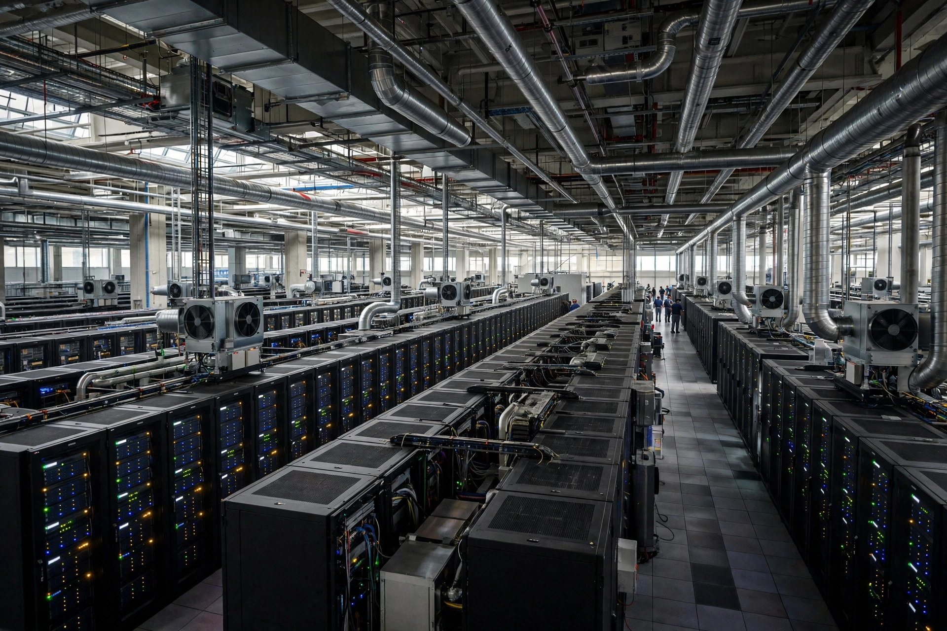 SpaceX AI data centre with graphics processors